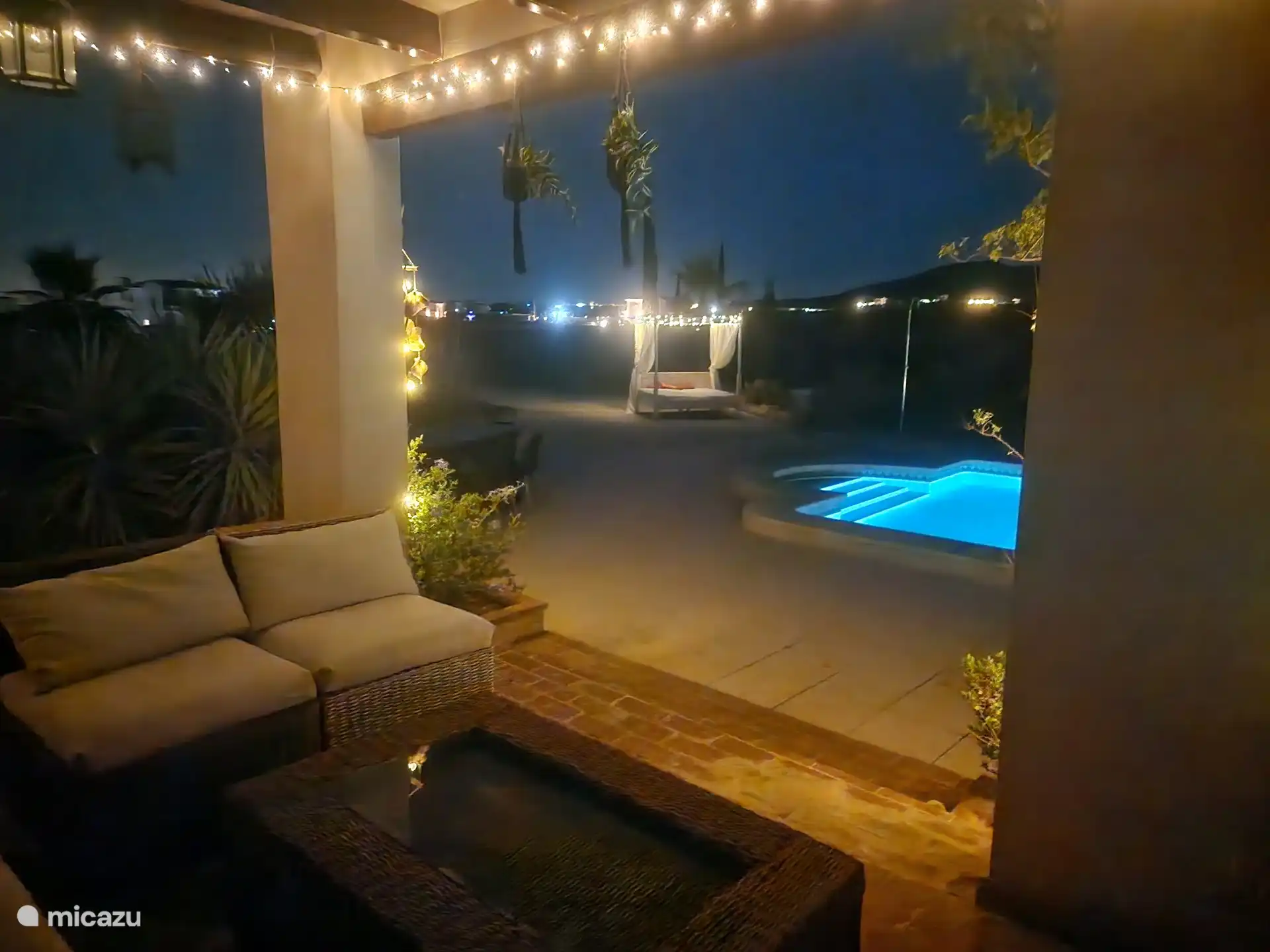 Romantisches Himmelbett