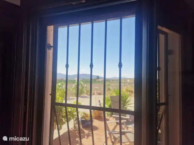 Villa Candelaria en España, Murcia, Murcia - villa Vistas al exterior desde el dormitorio 1