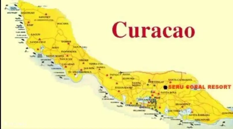 mapa donde se encuentra Seru Coral