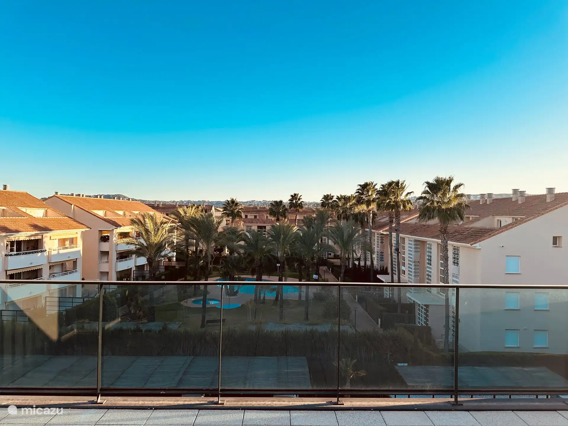 Vue sur le toit-terrasse