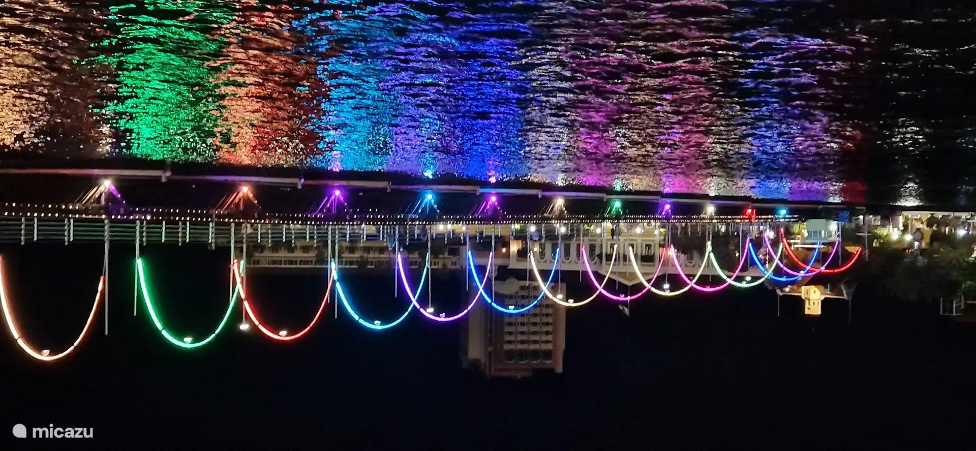 Und natürlich die Pontonbrücke!