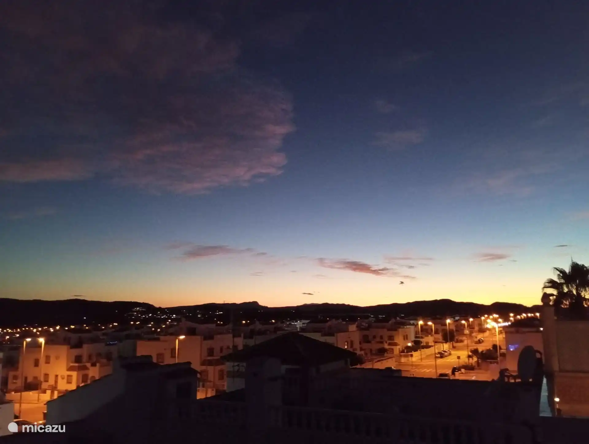 Solárium al atardecer