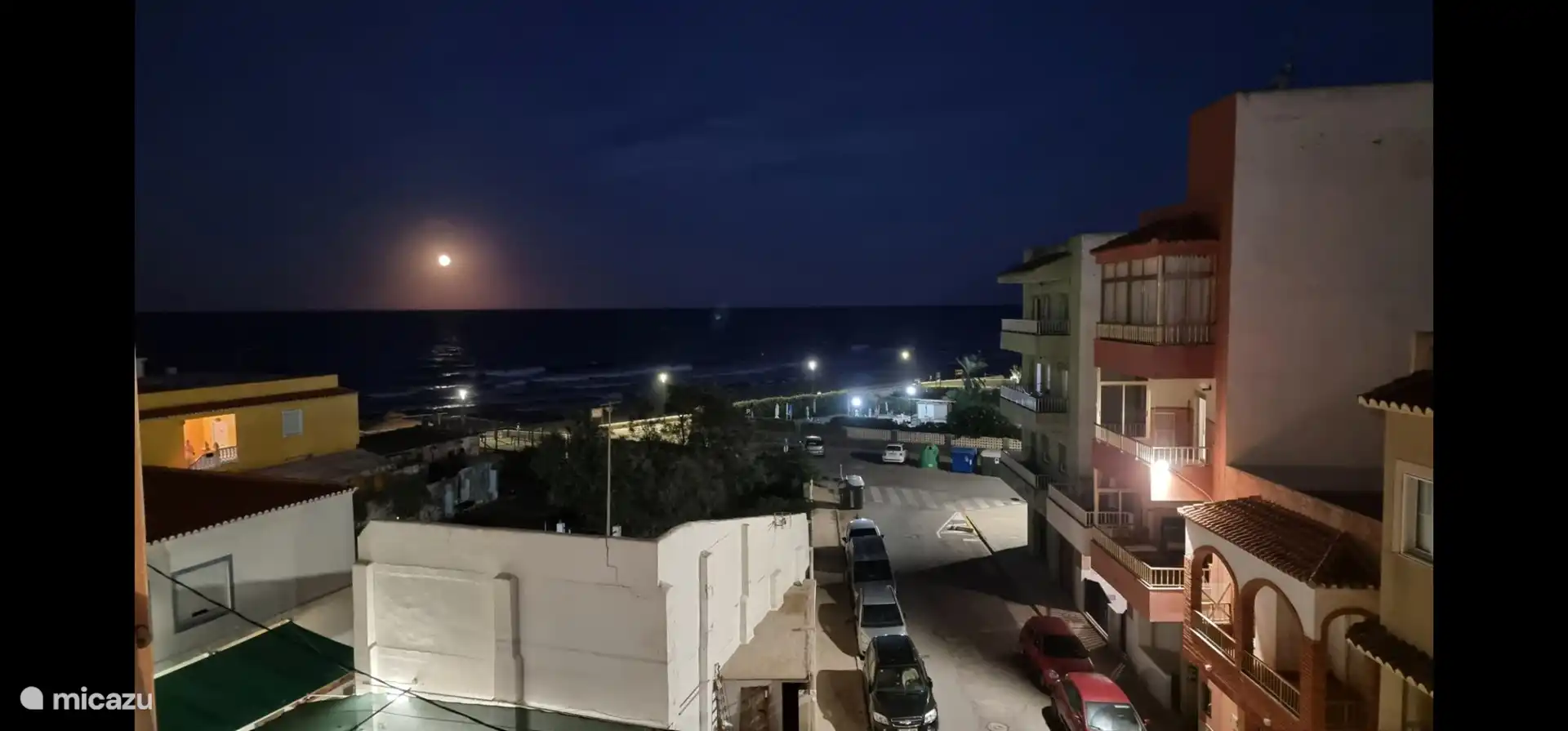 Vue du balcon la nuit