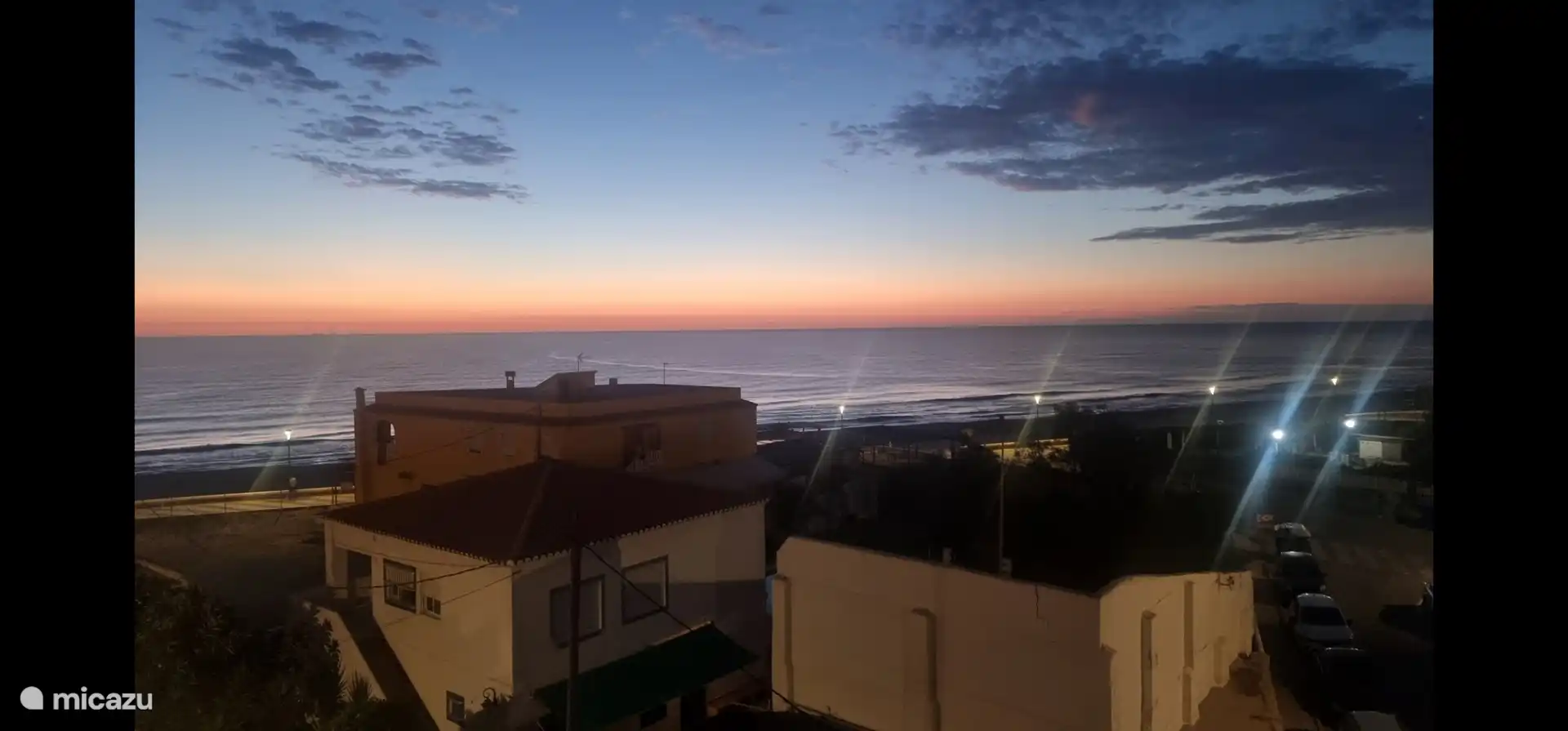 Vue du balcon la nuit