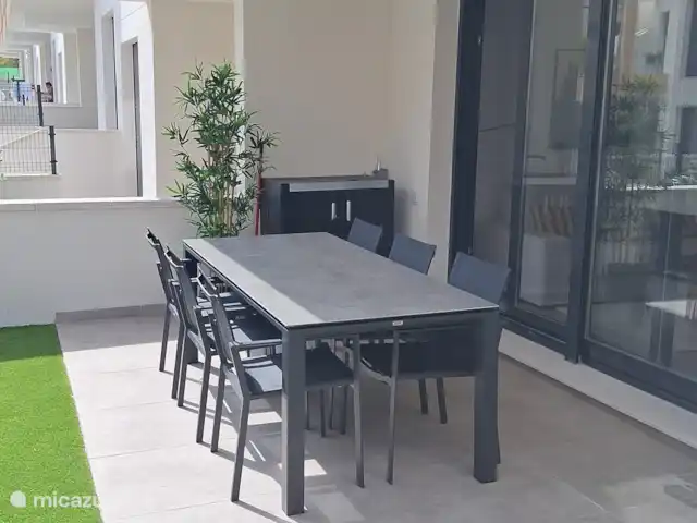 Casa del Sol Villamartin huren in Spanje, Costa Blanca, Villamartin - appartement Overdekt terras met eettafel