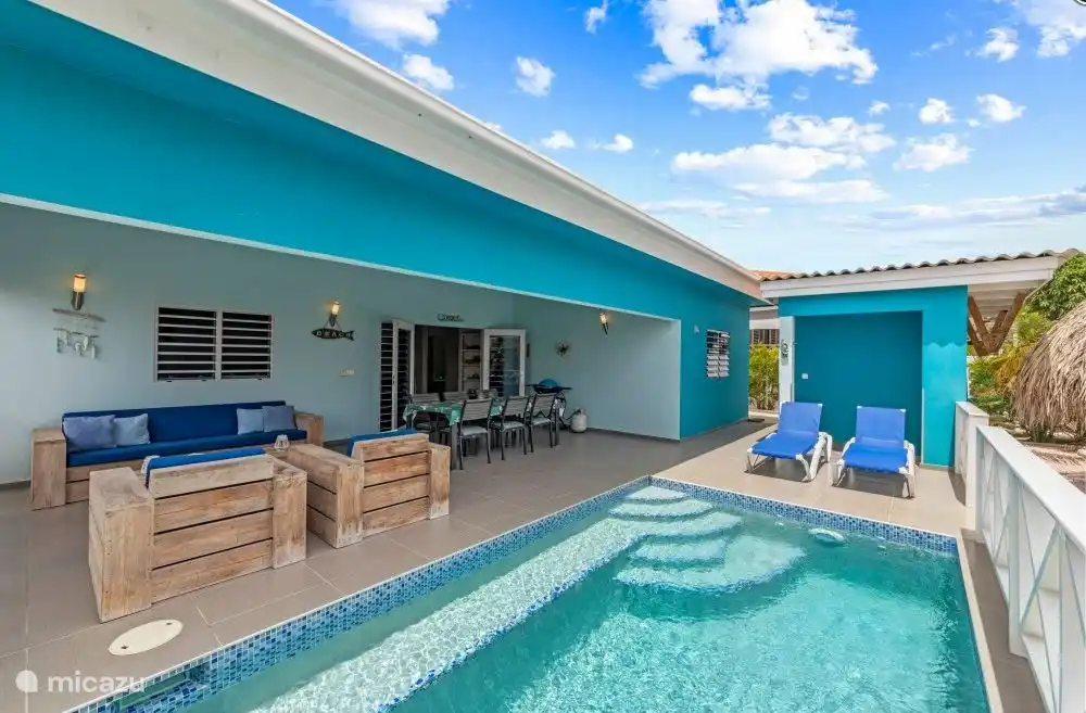 villa en Curazao, Bandabou (oeste), Fontein – Villa Flamingo con piscina privada