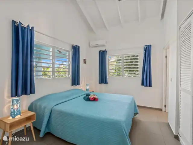 Villa Flamingo con piscina privada en Curazao, Bandabou (oeste), Fontein - villa Dormitorio 2