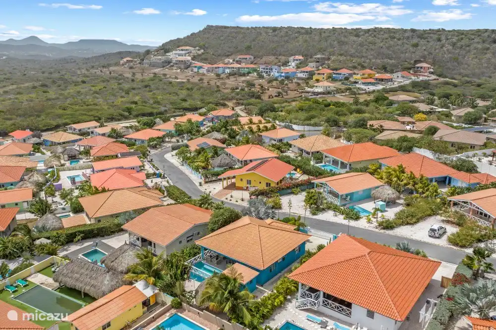 Vista superior del parque de villas Fontein