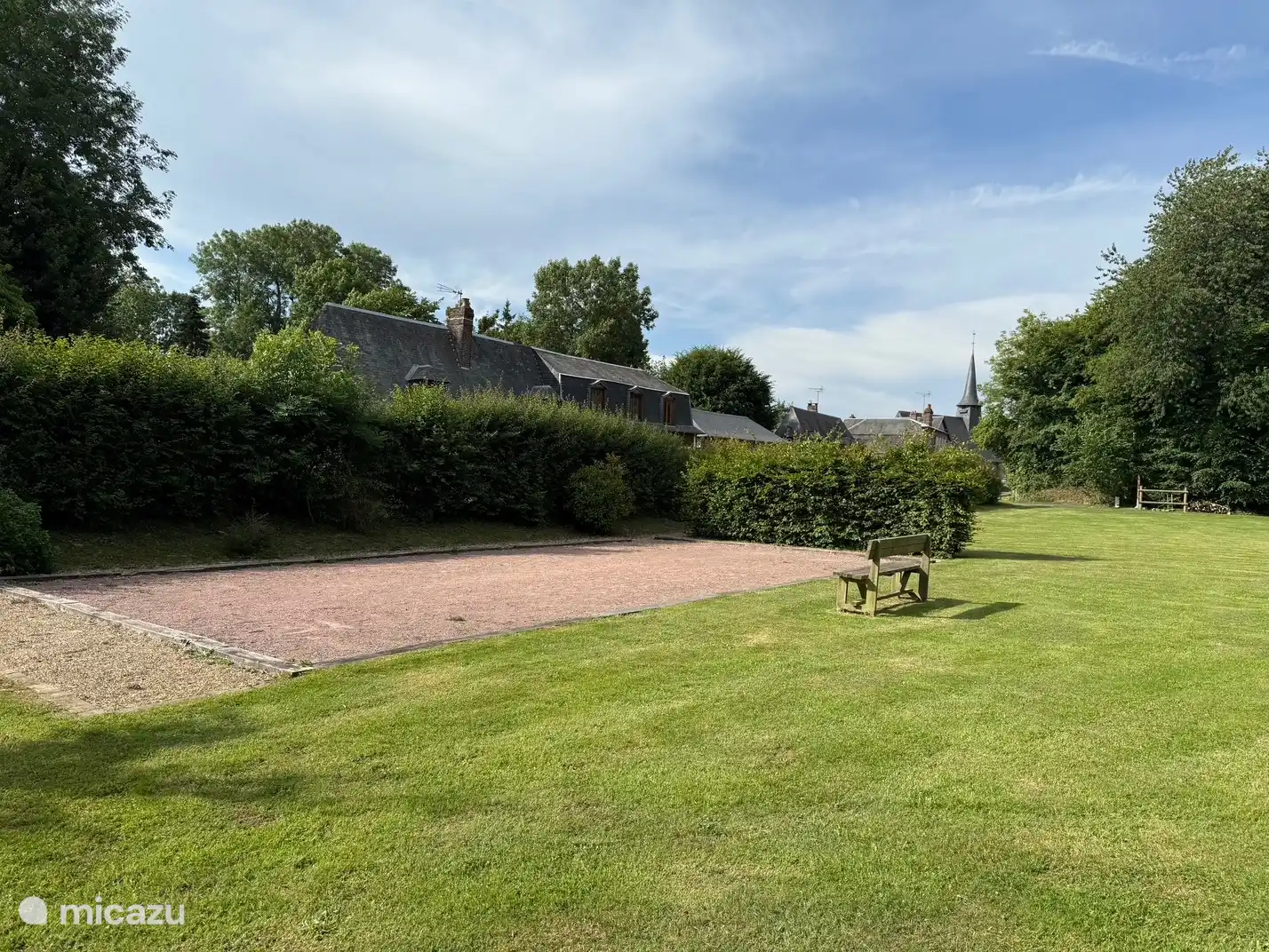 Petanque-Platz im Freien