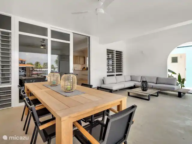 Waterdream apartment Watervillas huren in Bonaire, Bonaire, Kralendijk - appartement patio