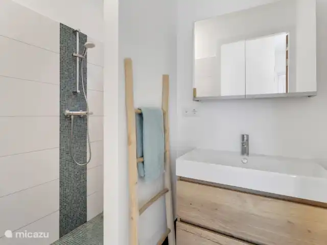 Waterdream apartment Watervillas huren in Bonaire, Bonaire, Kralendijk - appartement badkamer