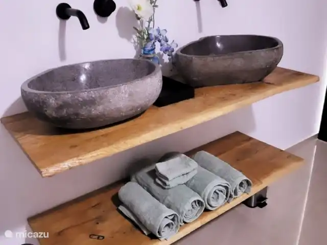 Villa Veertje  en Curazao, Bandabou (oeste), Grote Berg - casa vacacional Lavabos, baño privado