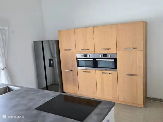 Villa Veertje  en Curazao, Bandabou (oeste), Grote Berg - casa vacacional Cocina equipada con nevera-congelador americana
