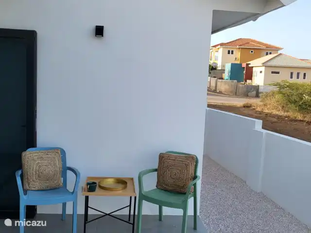 Villa Veertje  en Curazao, Bandabou (oeste), Grote Berg - casa vacacional Bonita sala de estar donde siempre sopla el viento
