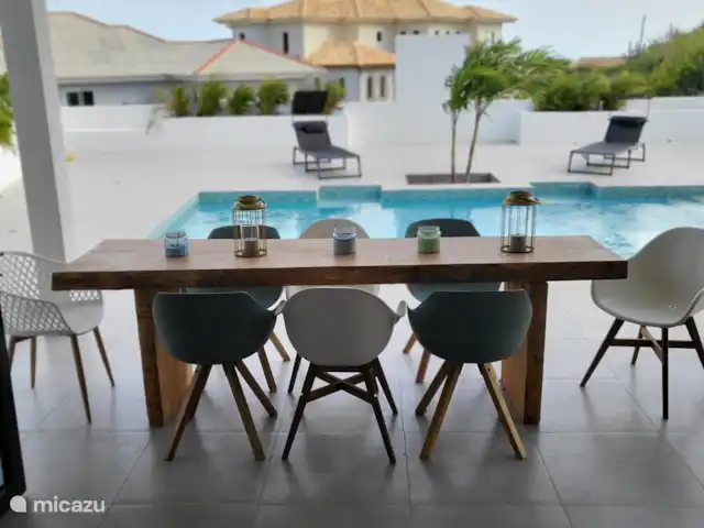 Villa Veertje  en Curazao, Bandabou (oeste), Grote Berg - casa vacacional Mesa de comedor