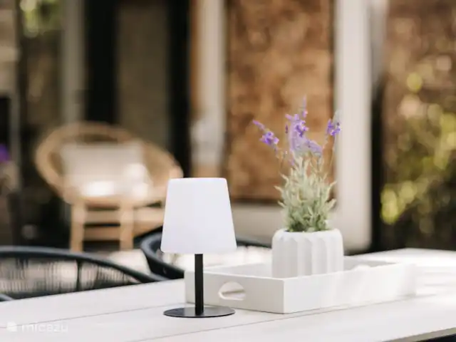 Vol Veluwe | Pays-Bas, Gueldre, Stroe - tiny house Table d’extérieur
