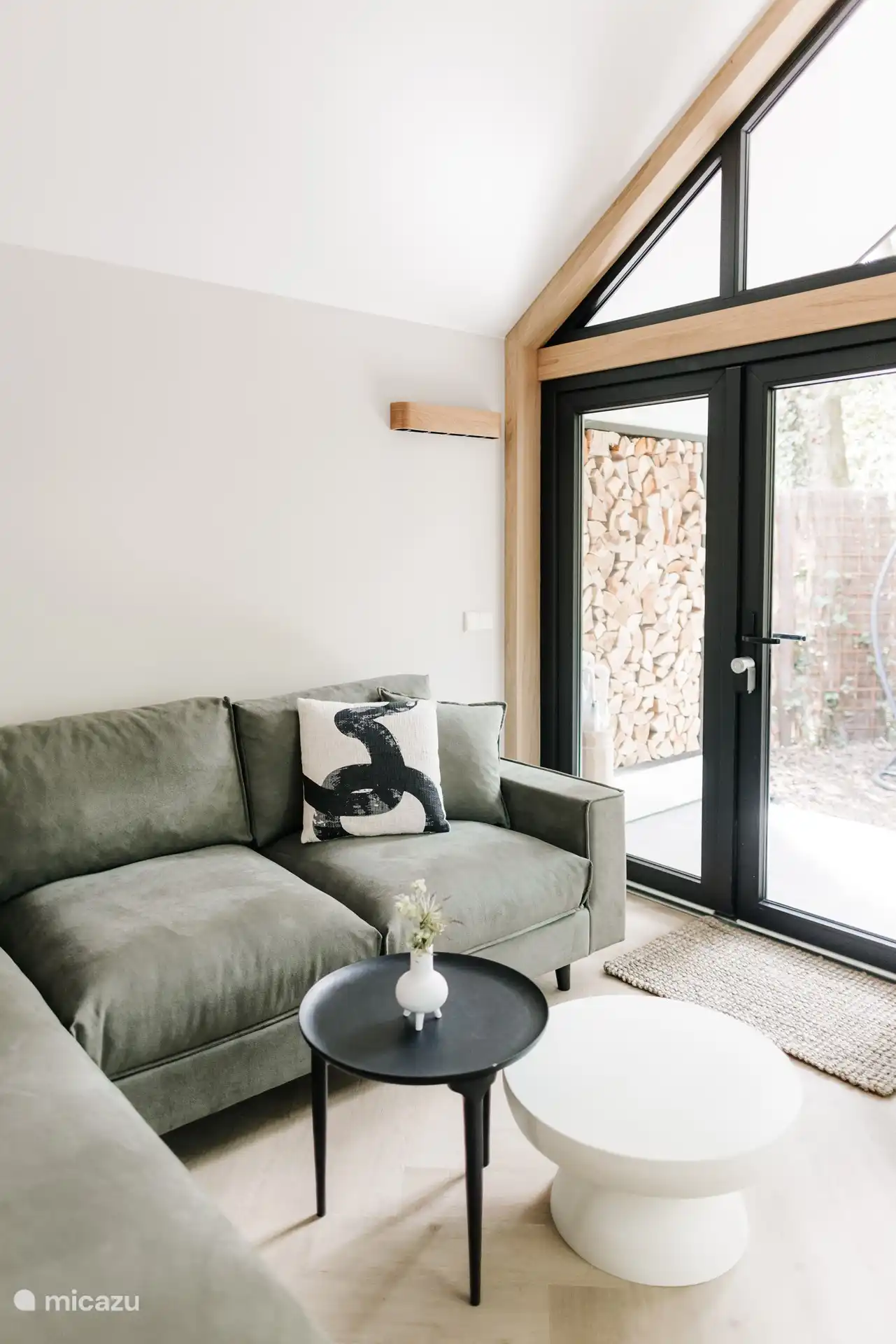 Wohnzimmer, Waldblick