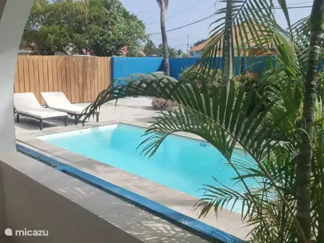 villa huren in Curaçao, Banda Ariba (oost), Marie Pampoen – Indigo House Een ochtendduik, de bbq aan, afkoelen na een warme dag of 's avonds met een drankje aan het water. Je eigen privé zwembad is onmisbaar tijdens een tropische vakantie!