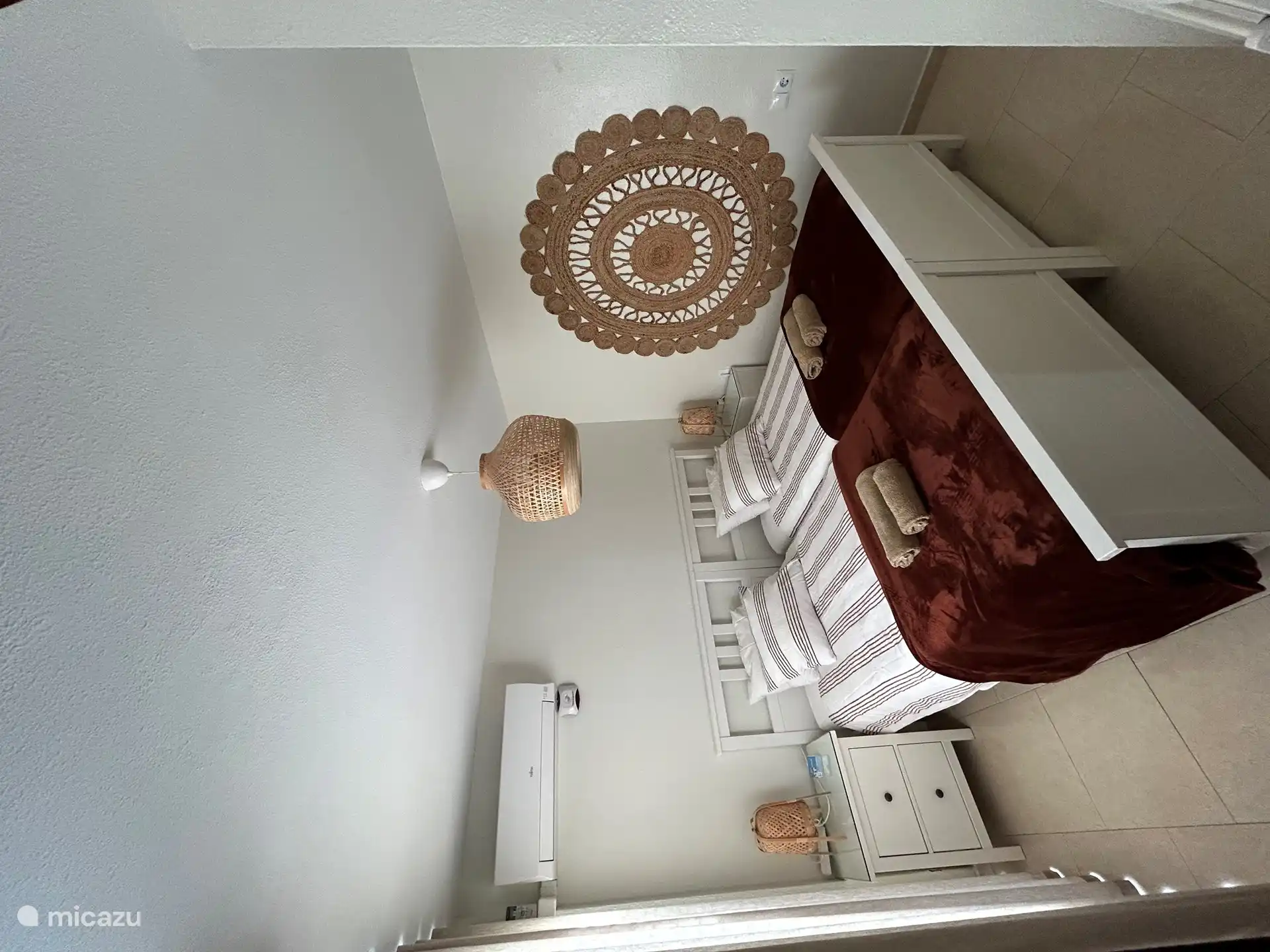 Hoofdslaapkamer met airco 