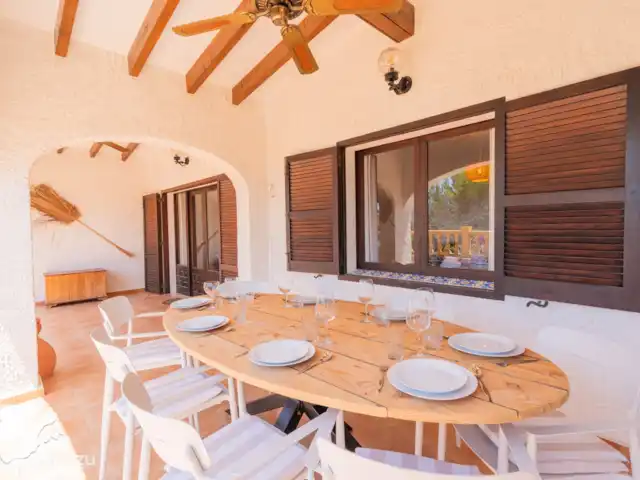 Casa Bellisimo | Espagne, Costa Blanca, Benissa - villa Terrasse couverte avec vue sur la mer