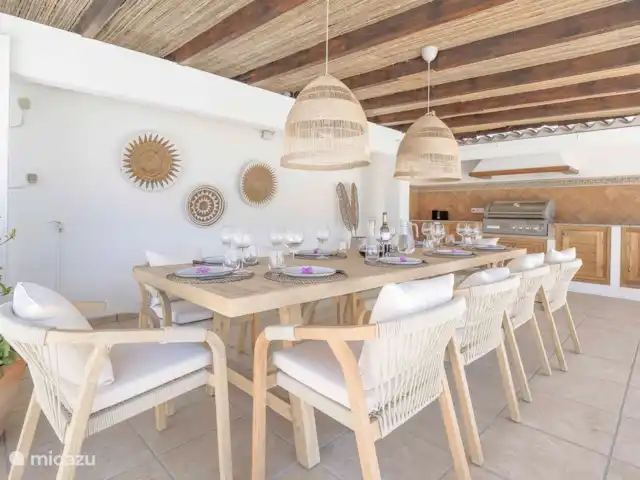 Casa Clavel | Espagne, Costa Blanca, Moraira - villa Cuisine extérieure avec table à manger