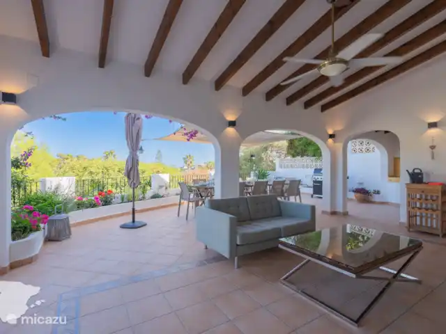 La Vida Loca | Espagne, Costa Blanca, Moraira - villa Terrasse couverte avec coin salon