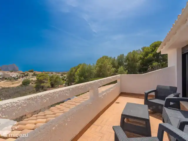 Casa Sereno | Espagne, Costa Blanca, Calpe - villa Terrasse adjacente aux chambres à l’étage
