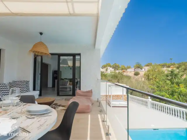Casa Sereno | Espagne, Costa Blanca, Calpe - villa Terrasse semi-couverte avec vue dégagée