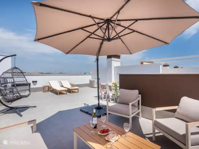 Location de Vacances Espagne, Murcia, San Pedro del Pinatar, appartement - Casa Amorosa Terrasse privée sur le toit