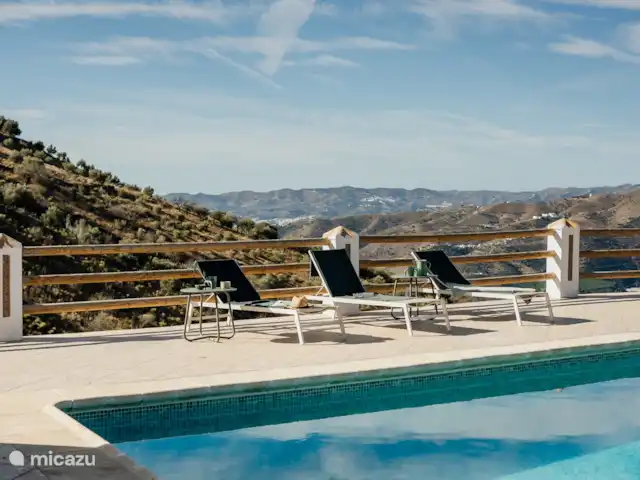 Casa Olivia huren in Spanje, Andalusië, Canillas de Aceituno - finca Casa Olivia - Swimming pool & terrace