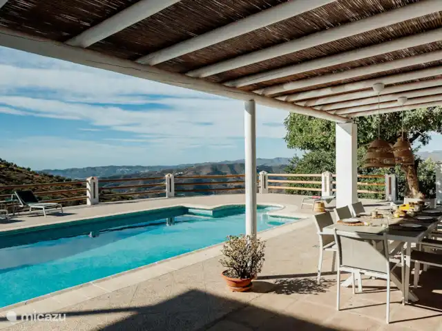 Casa Olivia huren in Spanje, Andalusië, Canillas de Aceituno - finca Casa Olivia - Swimming pool & terrace