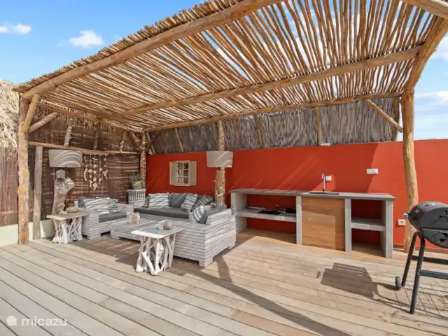 Villa Rayo de Sol en Curazao, Banda Arriba (este), Mambo Beach - villa Jardín con zona de estar