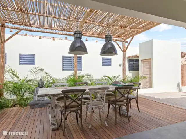 Villa Rayo de Sol en Curazao, Banda Arriba (este), Mambo Beach - villa Exterior en el porche