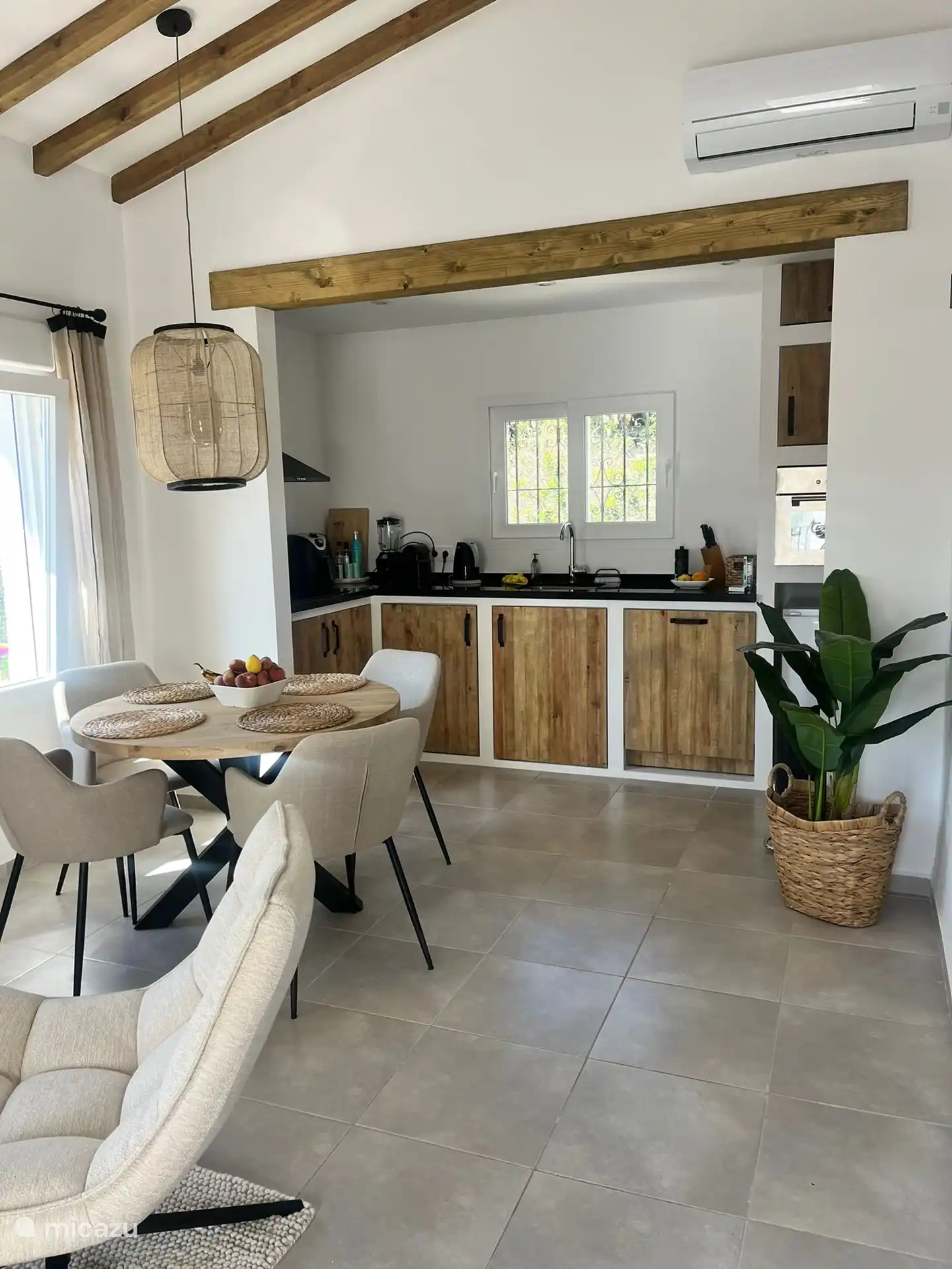 the kitchen of the top floor