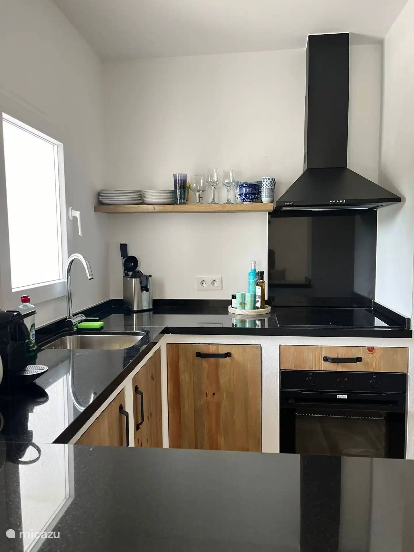 the kitchen for the bottom floor