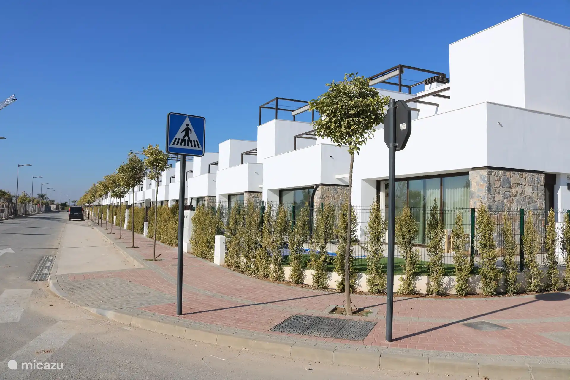 The street of Villa Lucia