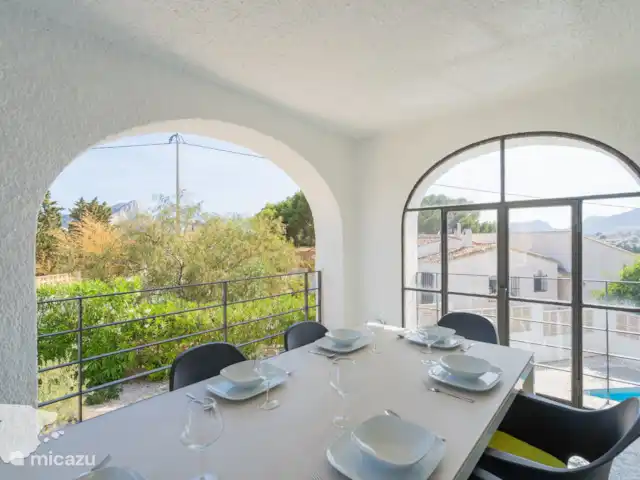 Casa Daniela | Espagne, Costa Blanca, Calpe - villa Salle à manger extérieure - à l’étage