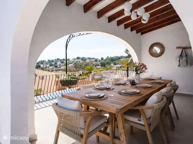 Villa Mi Novio con vista al mar  en España, Costa Blanca, Moraira - villa Mesa de comedor