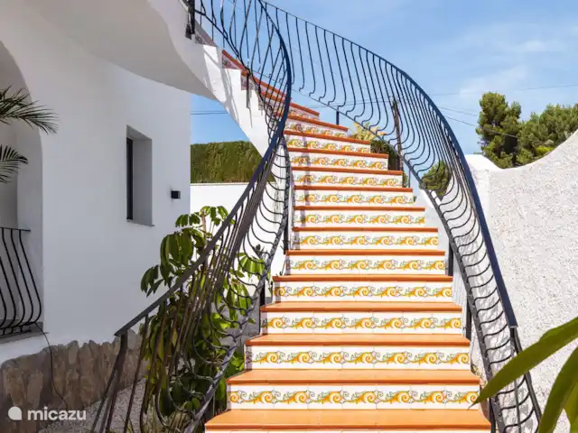 Villa Mi Novio con vista al mar  en España, Costa Blanca, Moraira - villa Escaleras hasta la cima