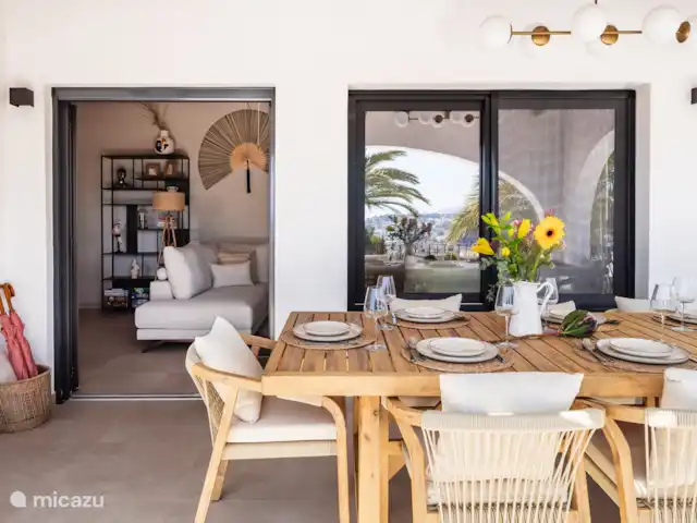 Villa Mi Novio con vista al mar  en España, Costa Blanca, Moraira - villa Mesa de comedor