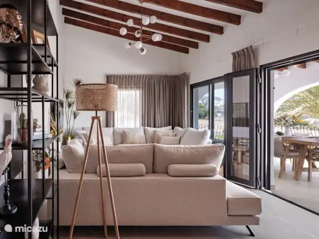 Villa Mi Novio con vista al mar  en España, Costa Blanca, Moraira - villa Sala de estar con cómodo sofá