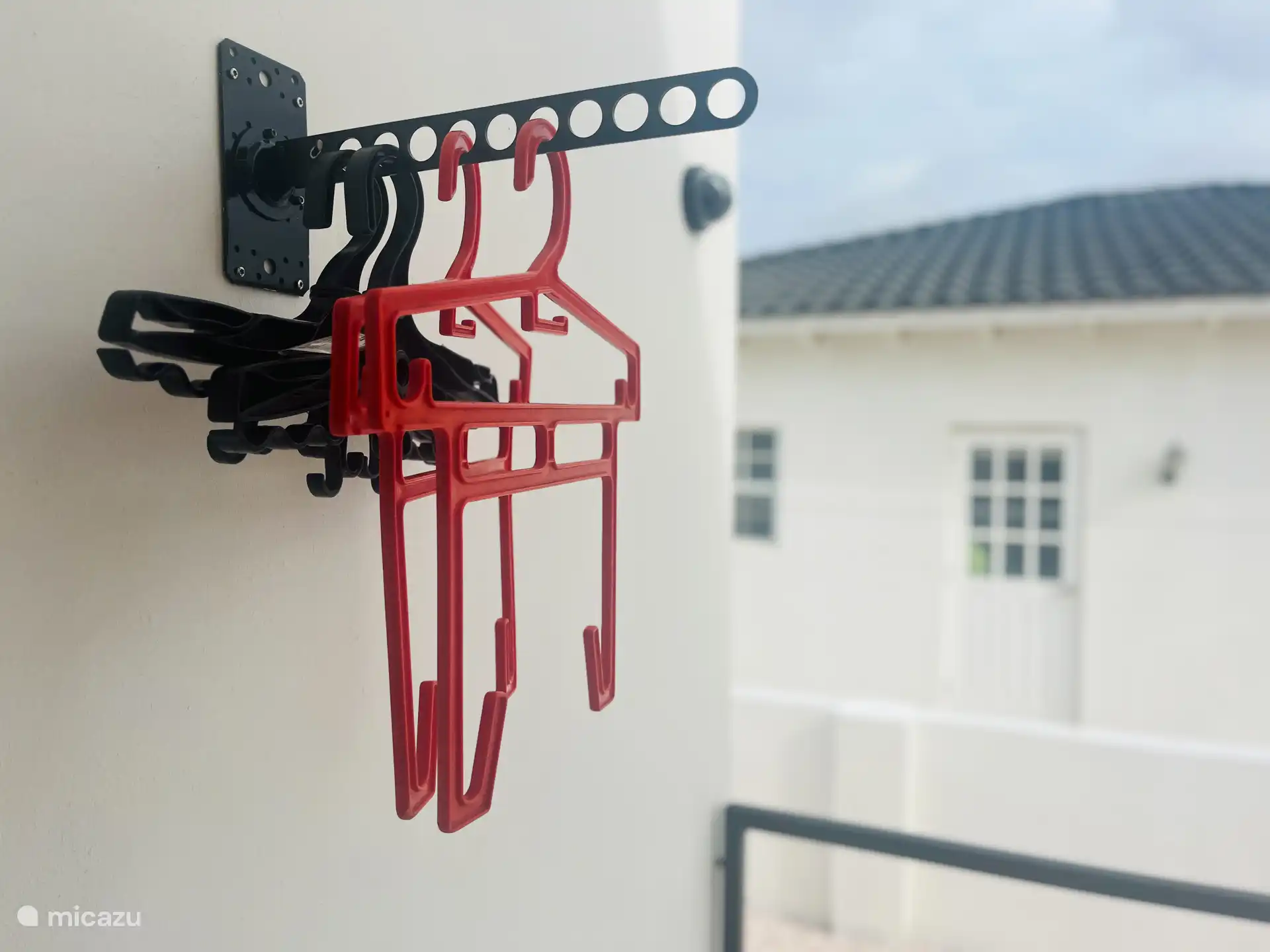 Ophangsysteem om jouw duikspullen uit te hangen en op te laten drogen in de schaduw, in de wind.