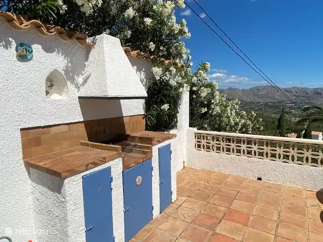Location de Vacances Espagne, Costa Blanca, Benidoleig, villa - Villa Verano Cuisine extérieure