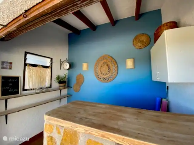 Location de Vacances Espagne, Costa Blanca, Benidoleig, villa - Villa Verano Bar extérieur