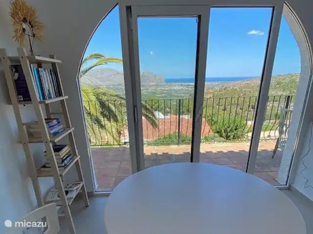 Location de Vacances Espagne, Costa Blanca, Benidoleig, villa - Villa Verano Étude de balcon