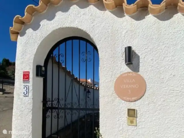 Location de Vacances Espagne, Costa Blanca, Benidoleig, villa - Villa Verano Entrée Villa Verano