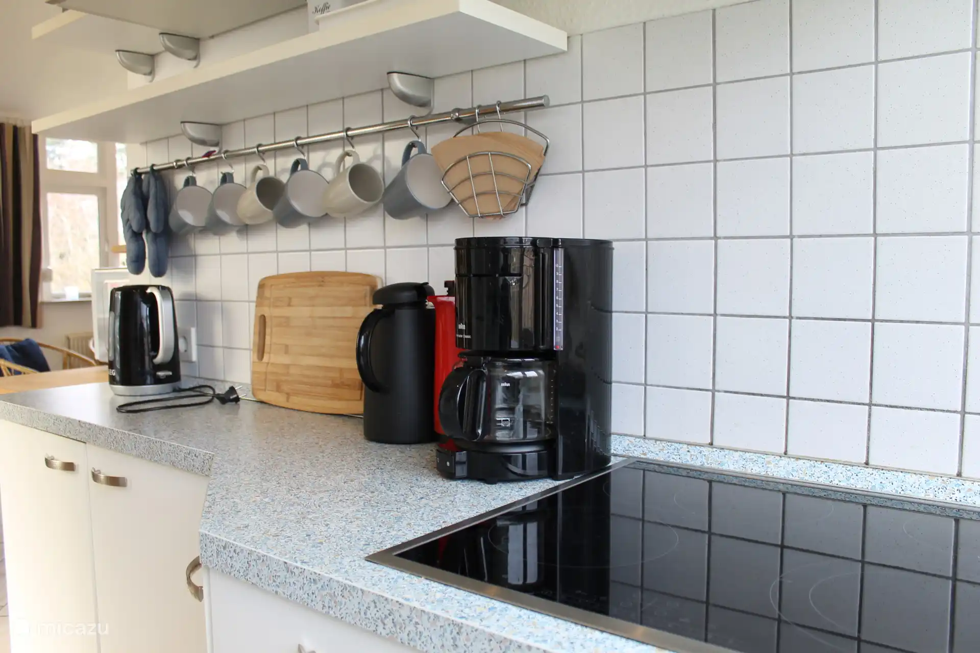 Cocina con placa de inducción