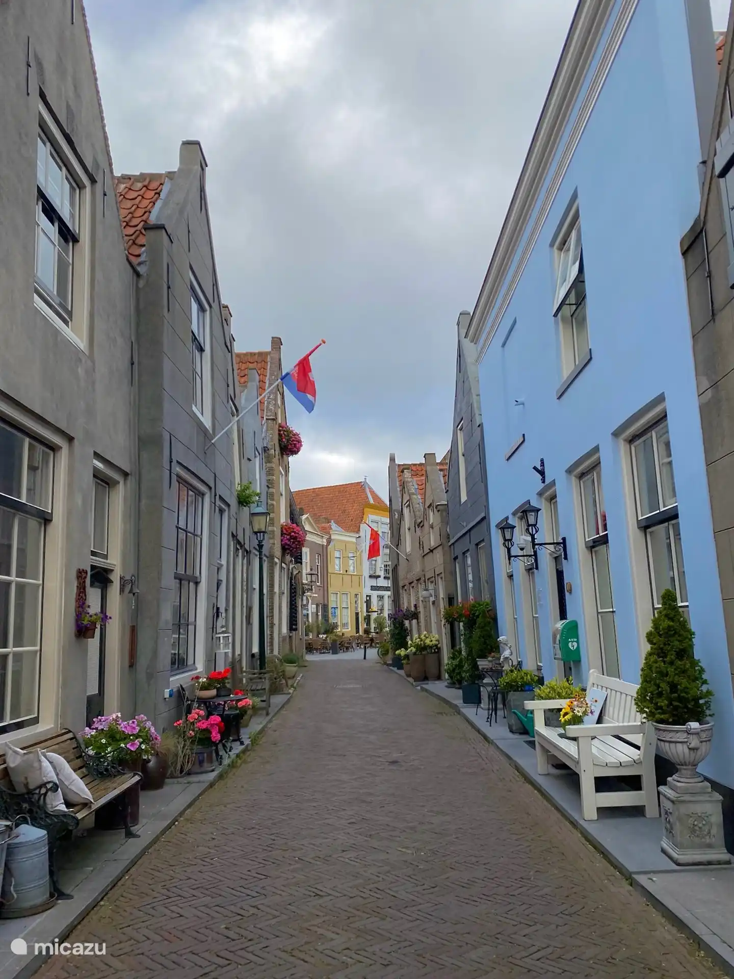 Charmante Straßen in Goedereede