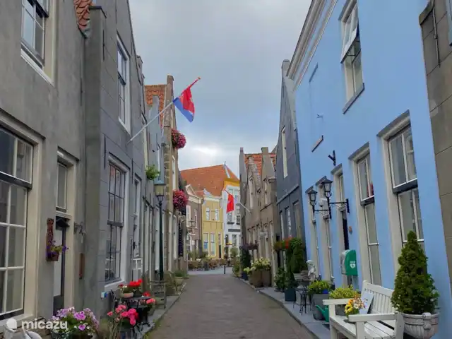 Location de Vacances Pays-Bas, Hollande méridionale, Goedereede, maison de vacances - Palais de Wil Charmantes rues à Goedereede