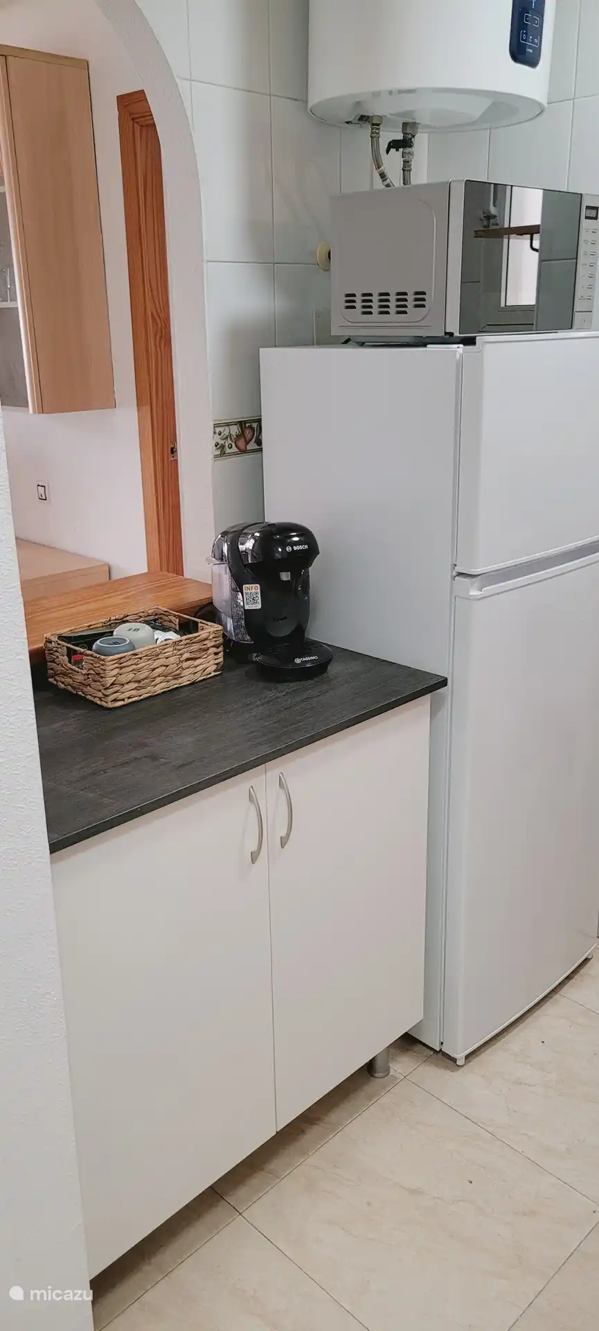 Hay set de té y café. ¡Con el Bosch Tassimo, puedes preparar fácilmente tu taza de café!